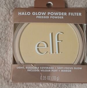 e.l.f. Halo Glow Powder Filter Pressed Powder — Yellow
